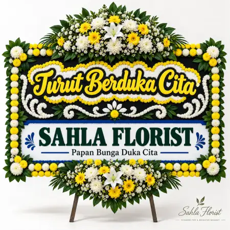 Papan Bunga Duka Gowa