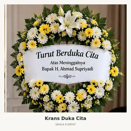 Krans Bunga Duka Gowa